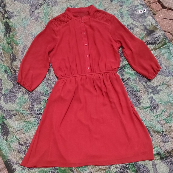 Enfocus Studio Dresses & Skirts - Enfocus Studio rust mini dress size 8